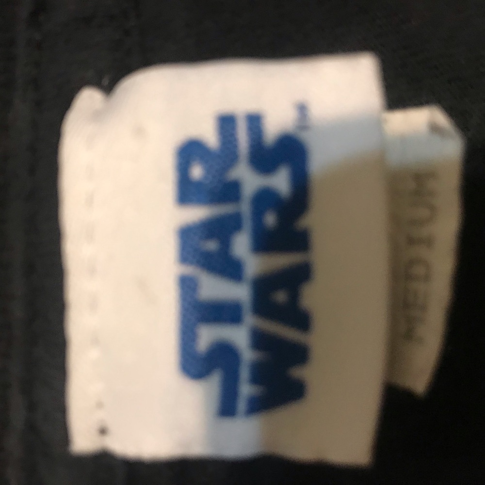 Vintage Star Wars Black T-shirt Size Medium - Picture 2 of 3